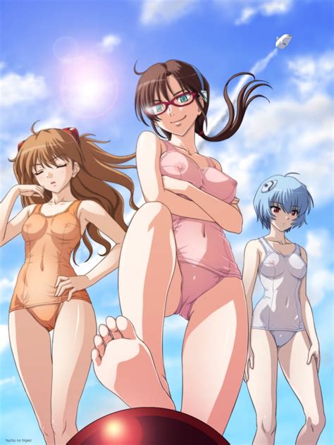 rule 34 asuka langley sohryu glasses makinami mari illustrious medium breasts neon genesis