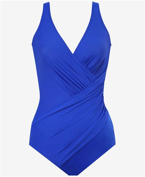 Miraclesuit Synthetic Oceanus One Piece Allover Slimming Swimsuit In