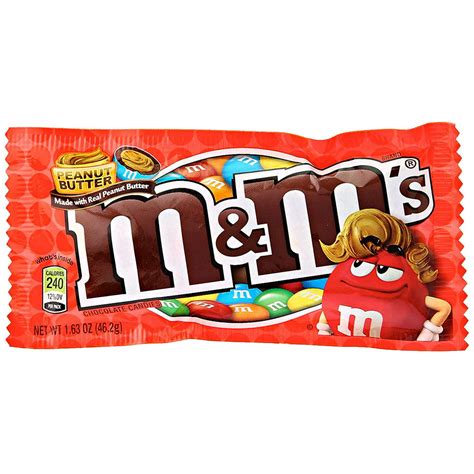 Mandms Peanut Butter Chocolate Candy Singles Size 163 Ounce Pouch