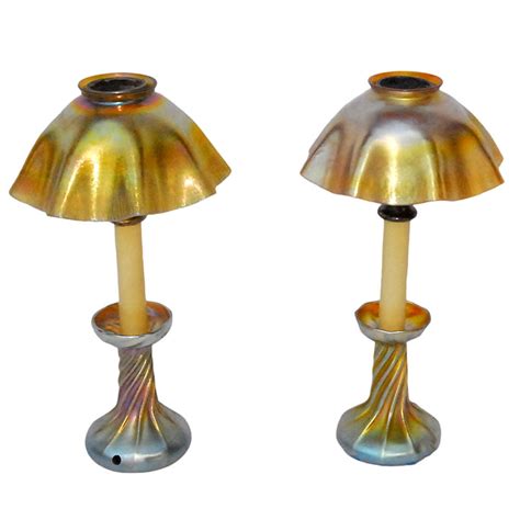 Shop for mercury glass table lamps at walmart.com. Pair of Art Glass Candlestick Lamps Signed LCT, Louis ...