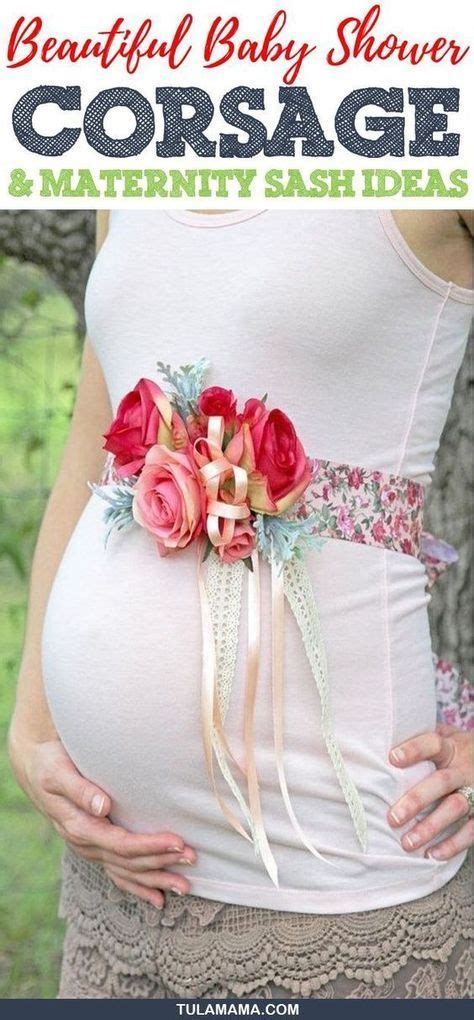 Goes great for any boy baby shower theme party. Beautiful Baby Shower Corsage & Maternity Sash Ideas ...