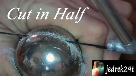 Aluminum Foil Ball Cut In Half What S Inside Kula Z Folii Aluminiowej Przecięta Na Pół Youtube