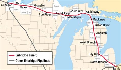 Enbridge has also partnered with michigan technological university to test and enhance an autonomous underwater vehicle (auv) that maps the bottom of the straits near the line 5 crossing—and will help complement and validate the information gathered by the rovs. Wisconsin tribe moves to eject Enbridge Line 5 from ...