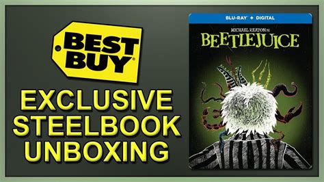 Beetlejuice Best Buy Exclusive Blu Ray Steelbook Unboxing Youtube