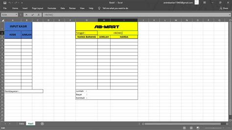 Cara Membuat Sistem Kasir Sederhana Di Excel Andre Best Blog