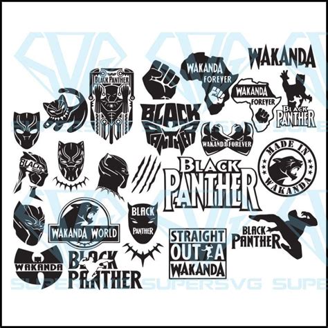 Black Panther Wakanda Svg