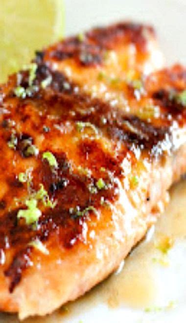 Pan Seared Honey Glazed Salmon With Brown Butter Lime