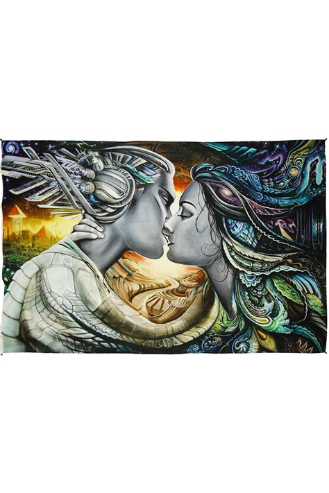 Randal Roberts Enchanted Heady Digital Art Print Tapestry
