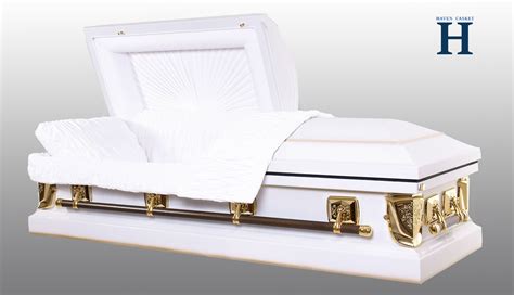 Heritage White Casket Casket Manufacturer Of Wood Caskets Metal