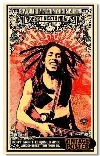 Vintage Bob Marley Poster Ebay