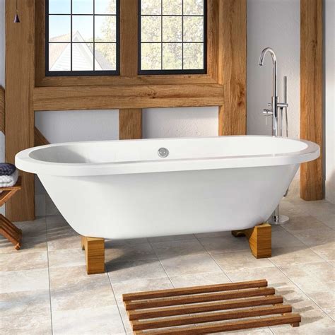Traditional Freestanding Roll Top Bath Tub Feet Br15 Basin Sink