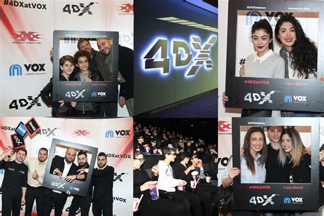 Vox Cinemas Celebrate The Opening Of Lebanons First 4dx® Theatre At
