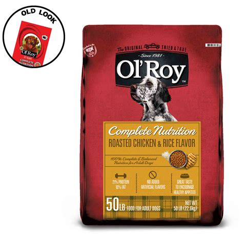 Dogs cannot digest corn, it is just in there to fill them up. Ol' Roy Complete Nutrition Roasted Chicken & Rice Flavor ...
