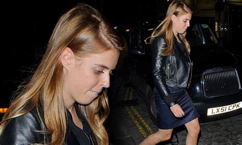 Princess Beatrice Flashes Her Tanned Legs As She Enjoys A Night Out An Exclusive Members Club