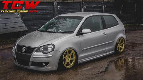 Vw Polo 9n3 Bagged On Gold Rims Project Car By Tom Youtube