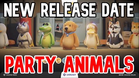 Party Animals New Release Date Ps4xboxpc Youtube
