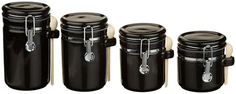 Best Black Canister Sets For Kitchen Counter Home And Home