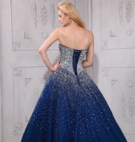 Breathtaking Allover Sequined Fairytale Tull Ball Gown Prom Dresses