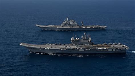 India Demonstrates Naval Strength With Dual Aircraft Carrier Exercise Cnn