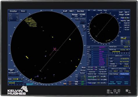 Ship Display Kelvin Hughes Navigation System Wide