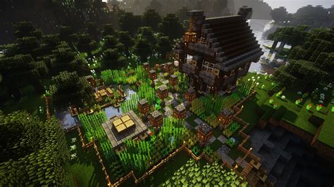 Minecraft House Wallpapers Wallpaper Cave