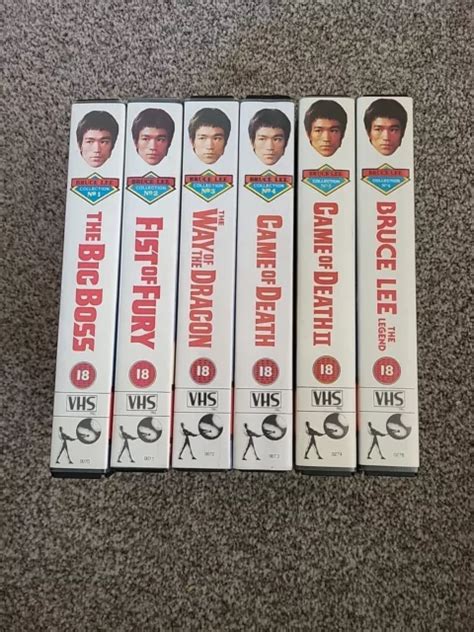 Bruce Lee Collection Vhs Rank Home Video Picclick Uk