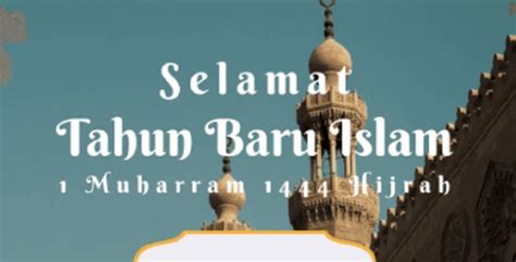 Link Download Gratis Poster Tahun Baru Islam 1 Muharram 1444 Hijriah