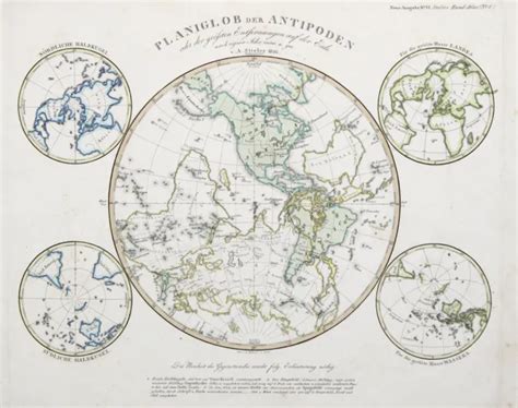 Cartina Del Mondo Originale Incisione Cartina Geografica De Lat My