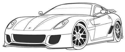 Ferrari 599xx Coloring Page Cars Coloring Pages Col