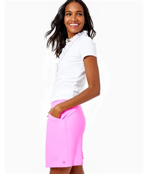 Upf 50 Luxletic Maryana Skort In Prosecco Pink Lilly Pulitzer