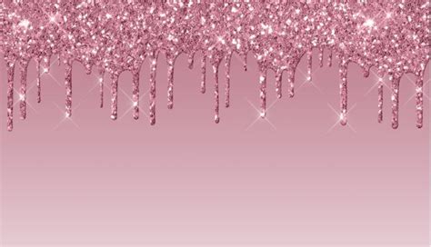 Pink Dripping Glitter Pillow Sham Pink Glitter Wallpaper Pink