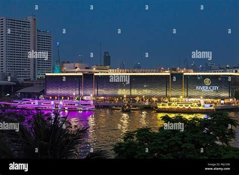River City Shopping Mall On Chao Phraya River Bangkok Thailand Stock