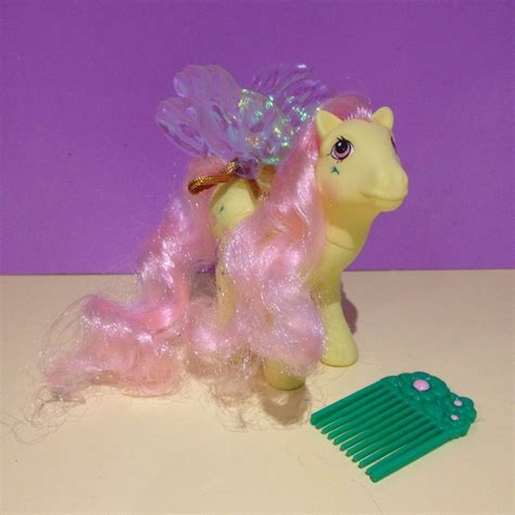 My Little Pony Flutter Ponies Rosedust Complete With Wings Nr Mint G1