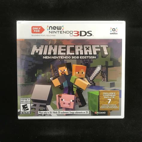 Entre y conozca nuestras increíbles ofertas y promociones. Minecraft New Nintendo 3DS Edition (ONLY for Nintendo NEW 3DS / NEW 2DS XL ) NEW 45496904517 | eBay