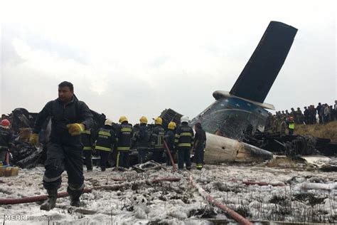 گزارش تصویری سقوط هواپیما در نپال