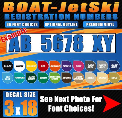 Vintage Boat Registration Numbers at Amanda Meaux blog
