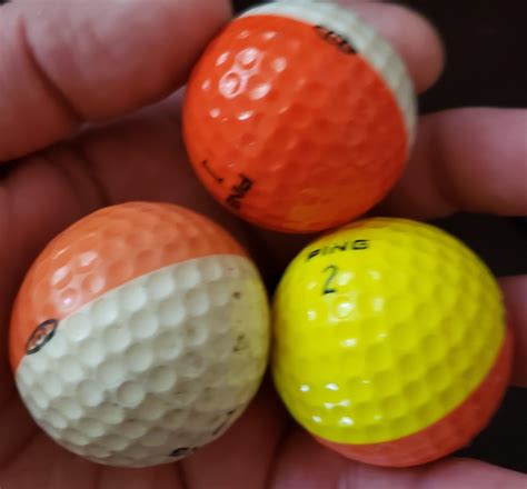 2 Color Ping Golf Balls Worth Anything My Father In Law Had A Few Put