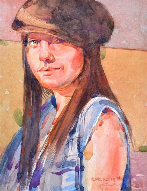 By Michael Holter Watercolor Kp Watercolor Portraits Watercolor