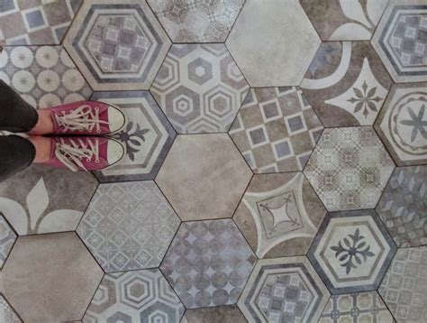 Free shipping on orders over $25 shipped by amazon. #Hexagon tiles #bathroom | Tiles, Flooring, Hexagon