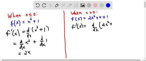 If a graph has a break at a point, then the function is not differentiable at that point. decide if the function is differentiable at x=0