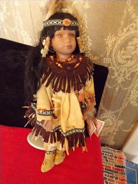kinnex porcelain native american indian doll 15 nex tech classifieds