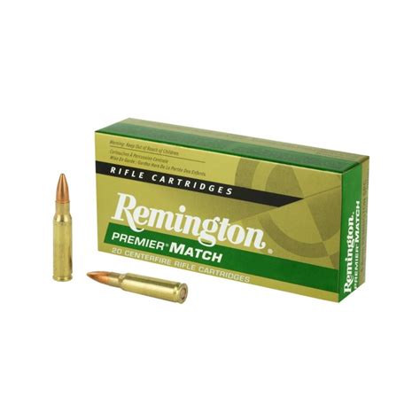 Munición Metálica Remington Premier Match 68 Rem Spc 115 Grains