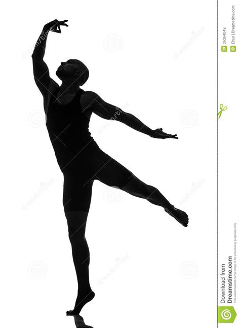 Silhouette Of Male Dancer