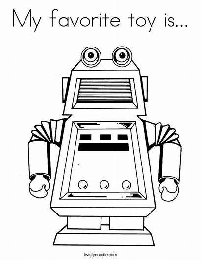 Coloring Toy Favorite Robot Beep Boop Know