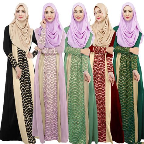 Elegant Muslim Abaya Dress Lace Embroidery Long Robes Kimono Jubah