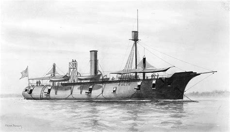 Uss Ironclad Galena Civil War Navy Ship