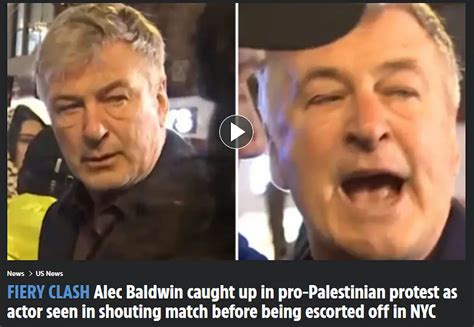 Alec Baldwin Heatedly Clashes With A Protester Who Asks Him If He