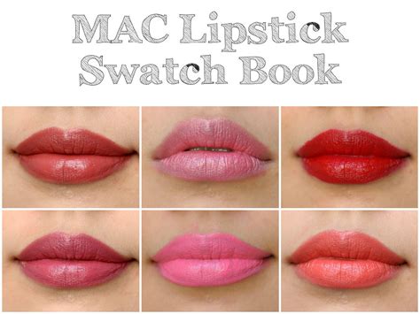 Mac Lipstick Swatch Book Liviatiana