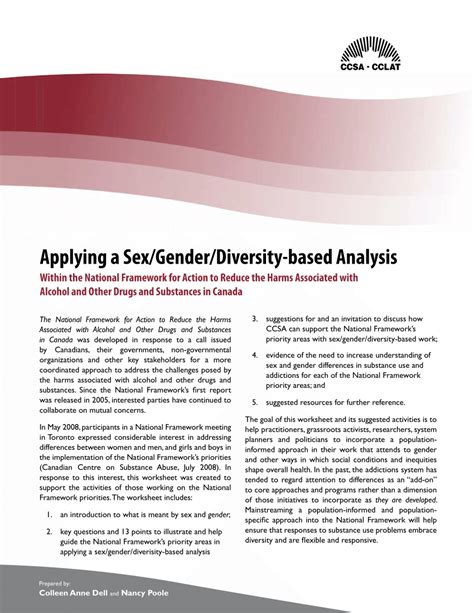 pdf applying a sex gender diversity based analysis within the hot sex picture