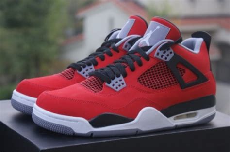 Air Jordan Iv Retro Fire Red Nubuck Detailed Look Freshness Mag